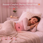 Zenviacares Portable Heating Belt for Menstrual Cramps  & Lower Back Comfort 🌸