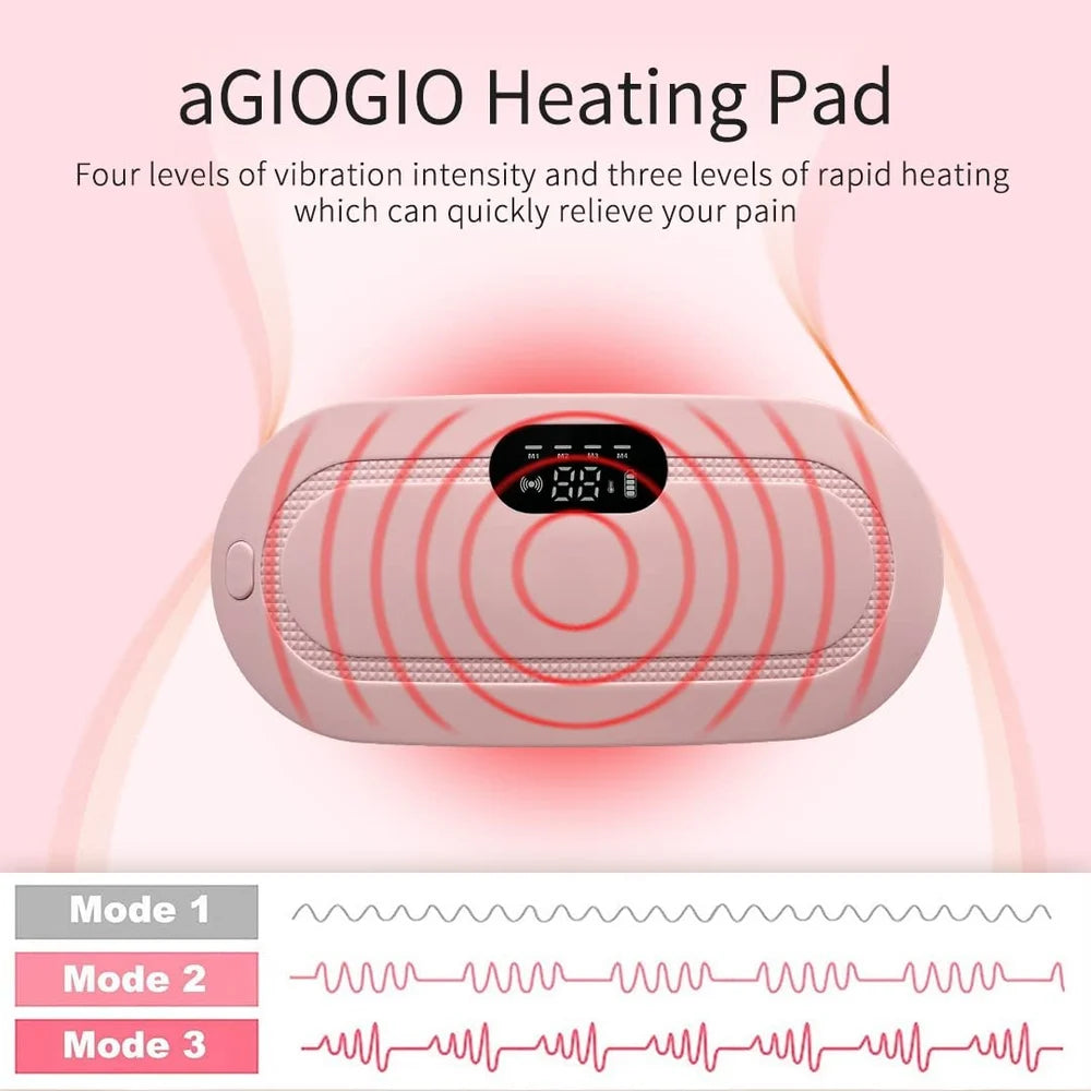 Zenviacares Portable Heating Belt for Menstrual Cramps  & Lower Back Comfort 🌸